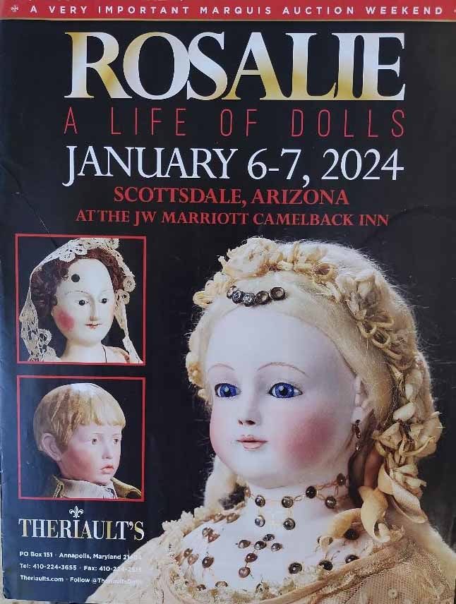 Doll Auction catalog.: Doll Auction catalog. Reserve: $5.00 Shipping: Domestic: Flat-rate of $5.00 to anywhere within the contiguous U.S. International: Foreign shipping rates are determined by destination. International sh