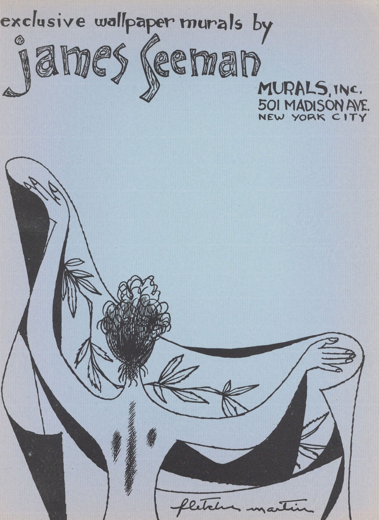 Fletcher Martin original lithograph: Medium: original lithograph. This lithograph was printed in 1951 for the "Improvisations" portfolio, published by the Artists Equity Association of New York on the occasion of the 1951 Spring Fantasia