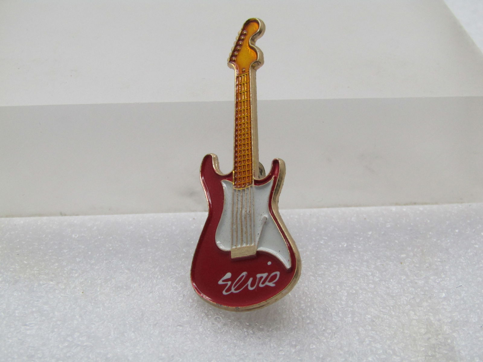 Vintage Enameled Elvis Guitar Brooch, 1960's-1970's (1 of 5)