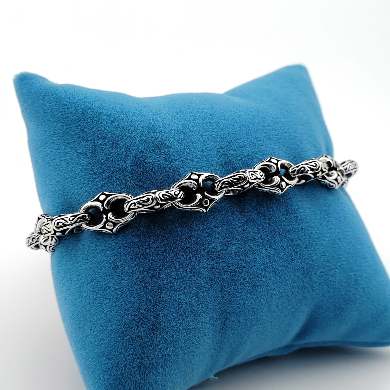 925 Sterling Silver Men's Bracelet (1 of 8)