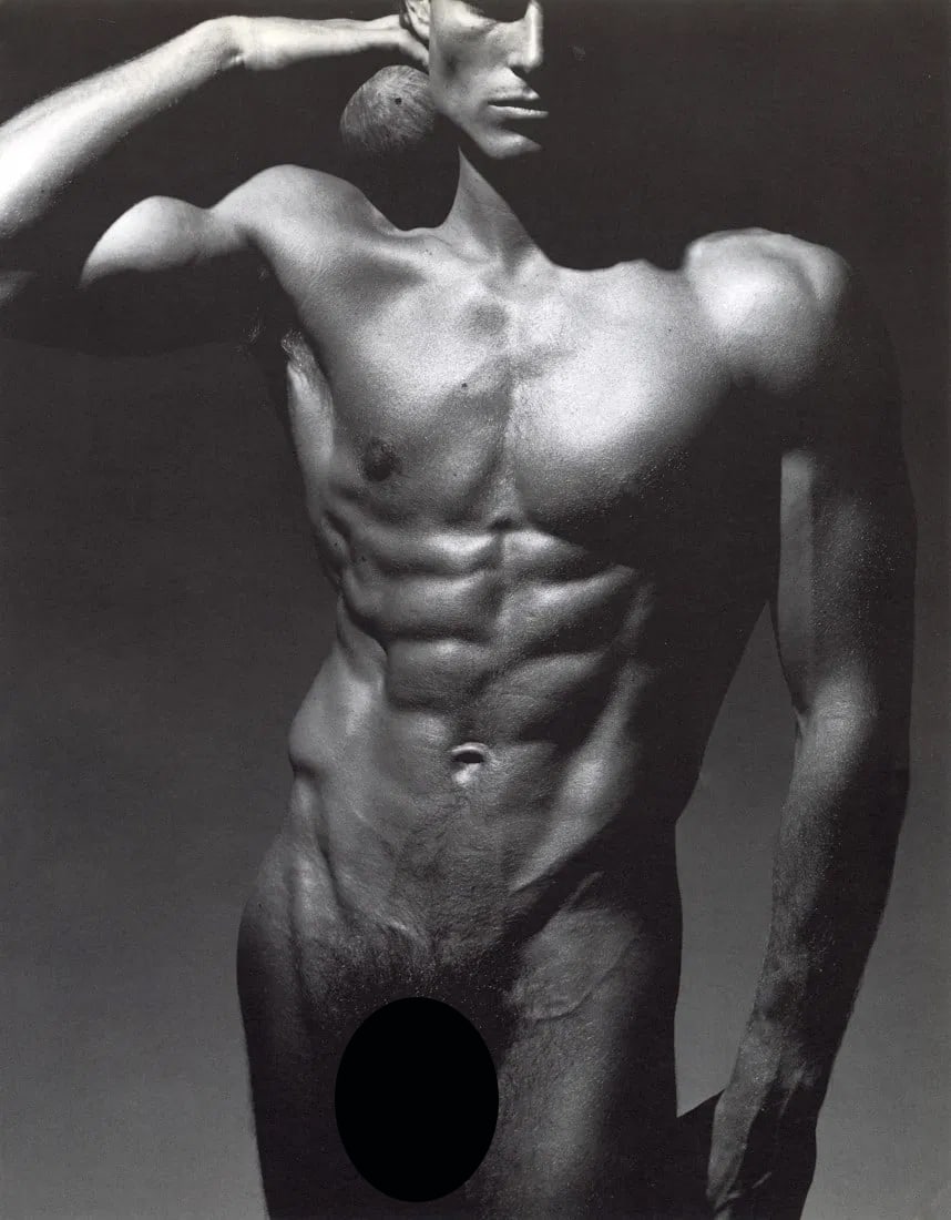 VICTOR SKREBNESKI - Alex, Chicago Studios, 1986: Artist: Victor Skrebneski Title: Alex, Chicago Studios, 1986 Medium: Photo Litho, 1989, Italy Dimensions: 10.1x12.9" Description: Heat Wax Mounted on 14x18" Conservation Board Artist Bio: Victor Paul 