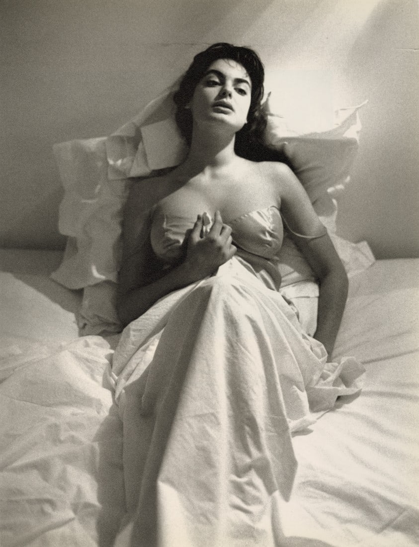 DAVID SEIDNER - Daniella Stinea, 1987: Artist: David Seidner Title: Daniella Stinea, 1987 Medium: Photo Litho, 1995, Italy Dimensions: 10.3x13.45" Description: Heat Wax Mounted on 12x16" Conservation Board Artist Bio: David Seidner was an