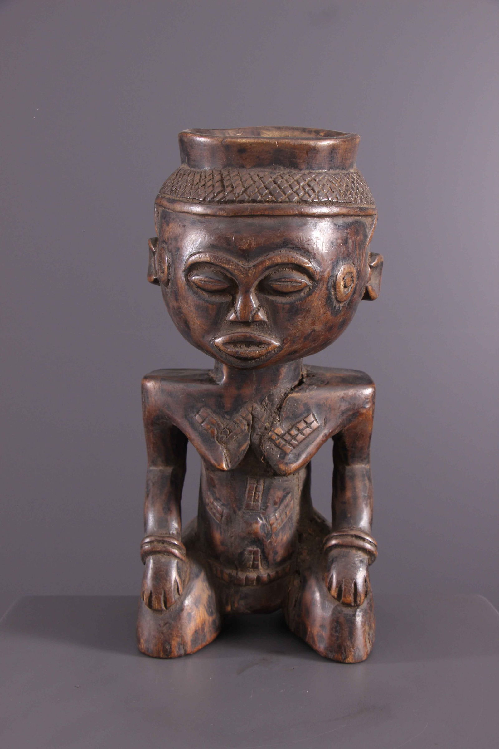 Kuba cup - DRC ex Zaire - African Art Tribal Art (1 of 6)
