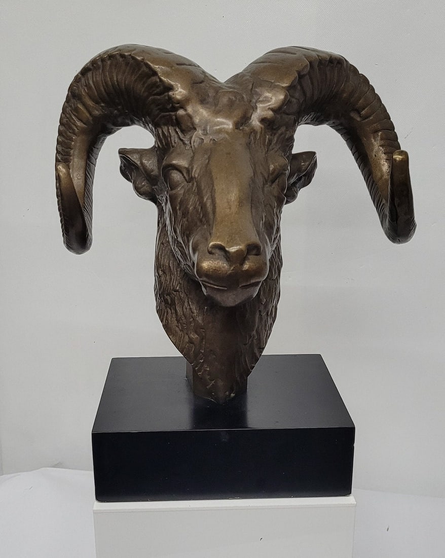 Mid Century Stone Tang Horse Large Table or Floor Statue Clay Sculpture Original Vintage Art (1 of 9)