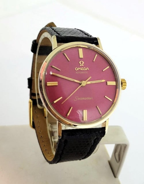 Vintage Unisex 14k GF OMEGA SAEMASTER Automatic Watch Cal 550 LL6287-1* EXLNT (1 of 11)