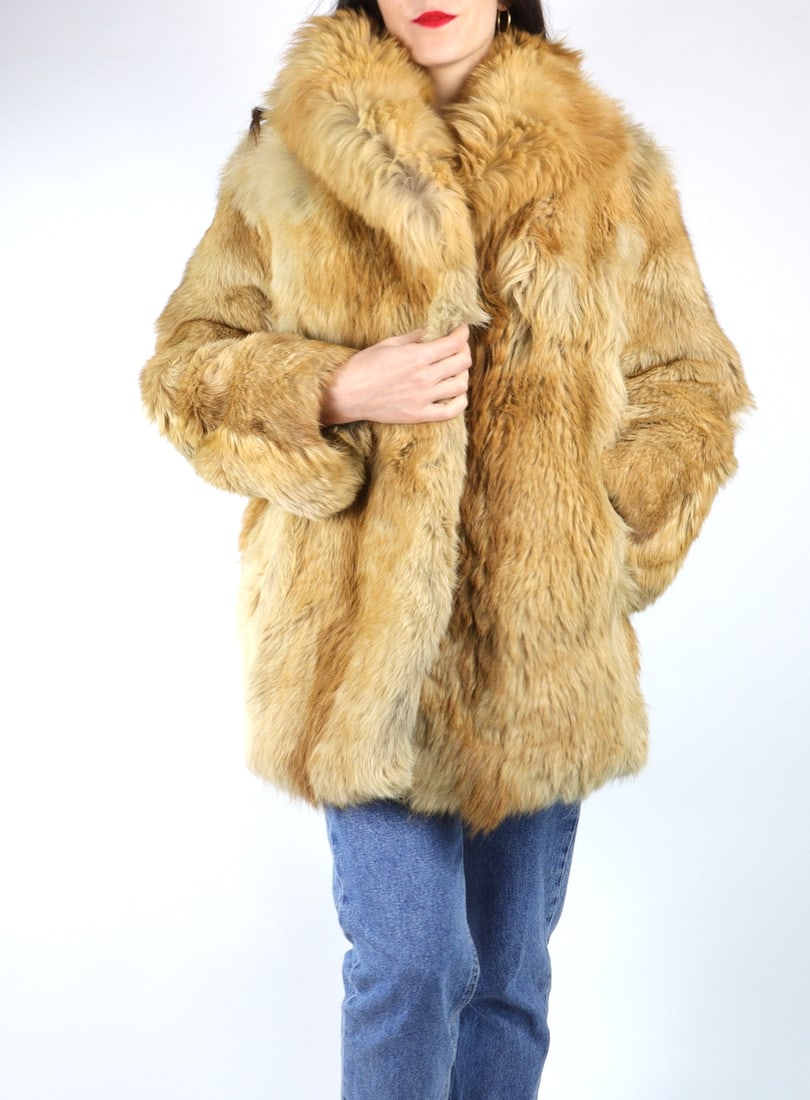 FOX FUR JACKET EU: L; US: 14 (1 of 10)