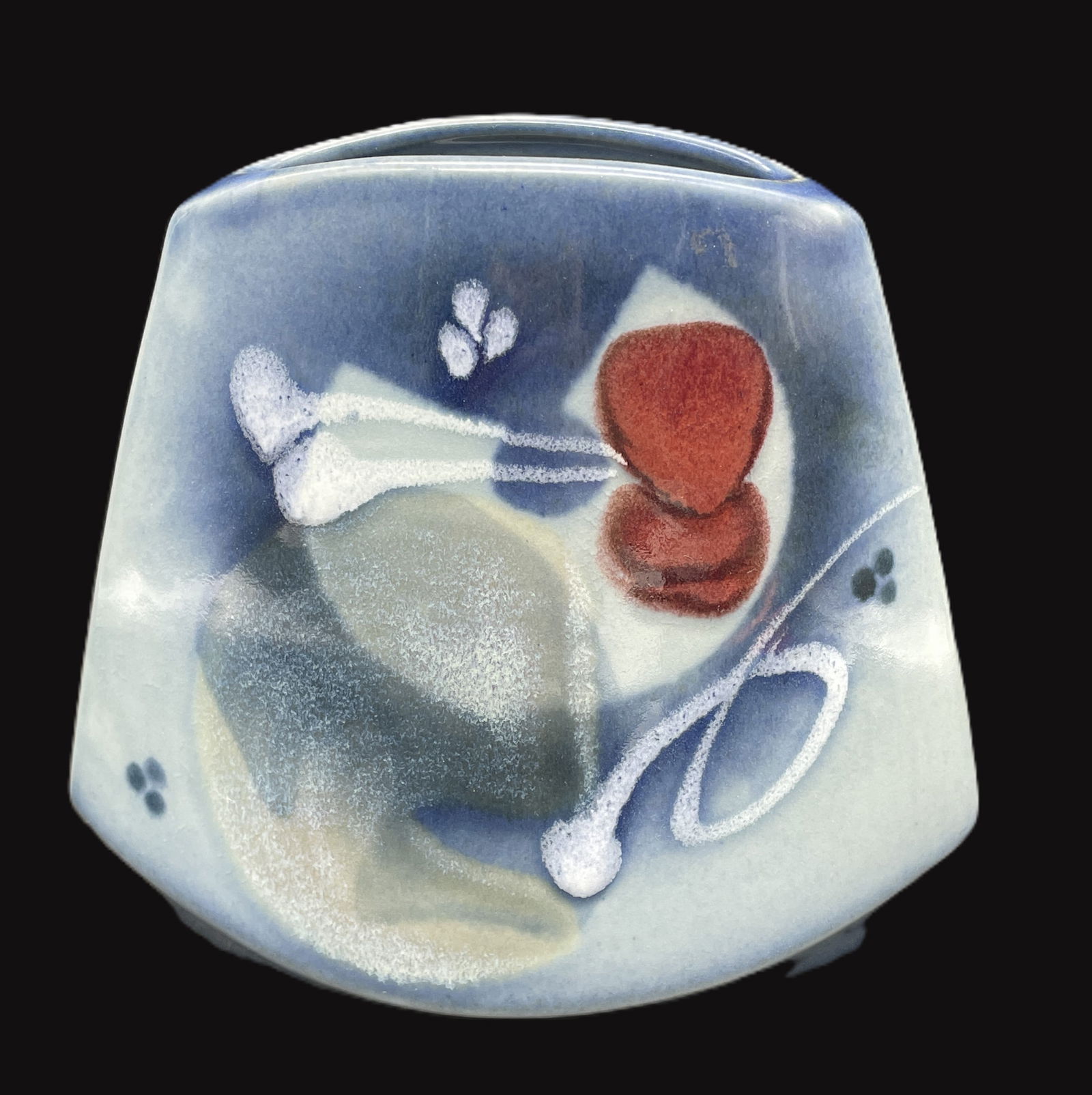 JAMES BROOKE HANDCRAFTED SIGNED STUDIO POTTERY VASE (1 of 8)