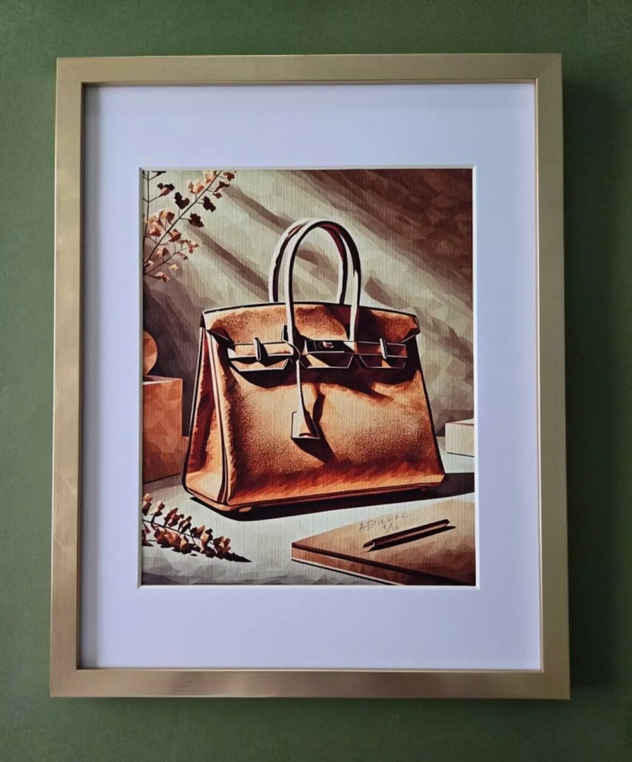 ALEXANDER DULAC | HERMES BIRKIN Hand Signed Authentic Print Edition of 10 | COA (1 of 3)