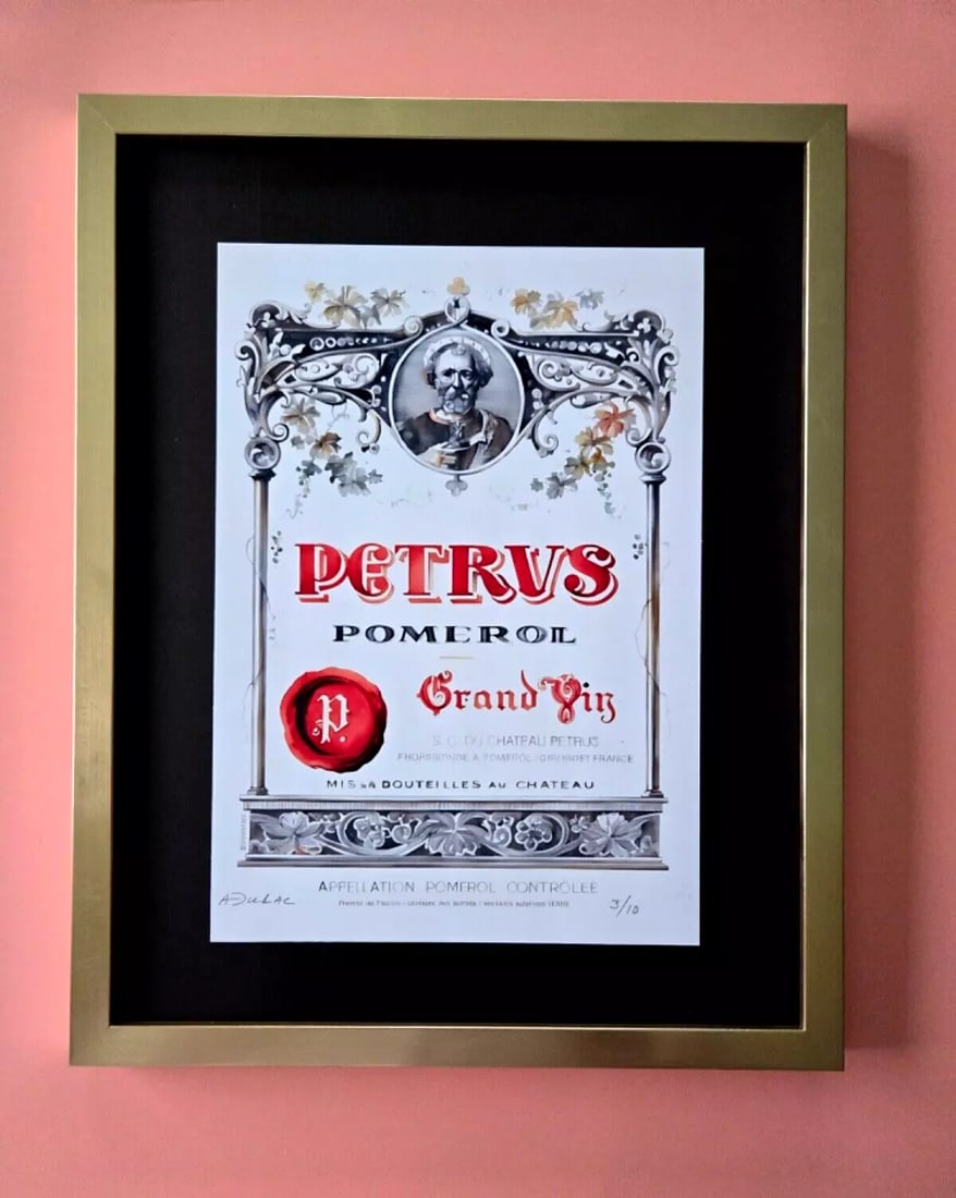 ALEXANDER DULAC | CHATEAU PETRUS Hand Signed Authentic Print Edition of 10 | COA (1 of 4)