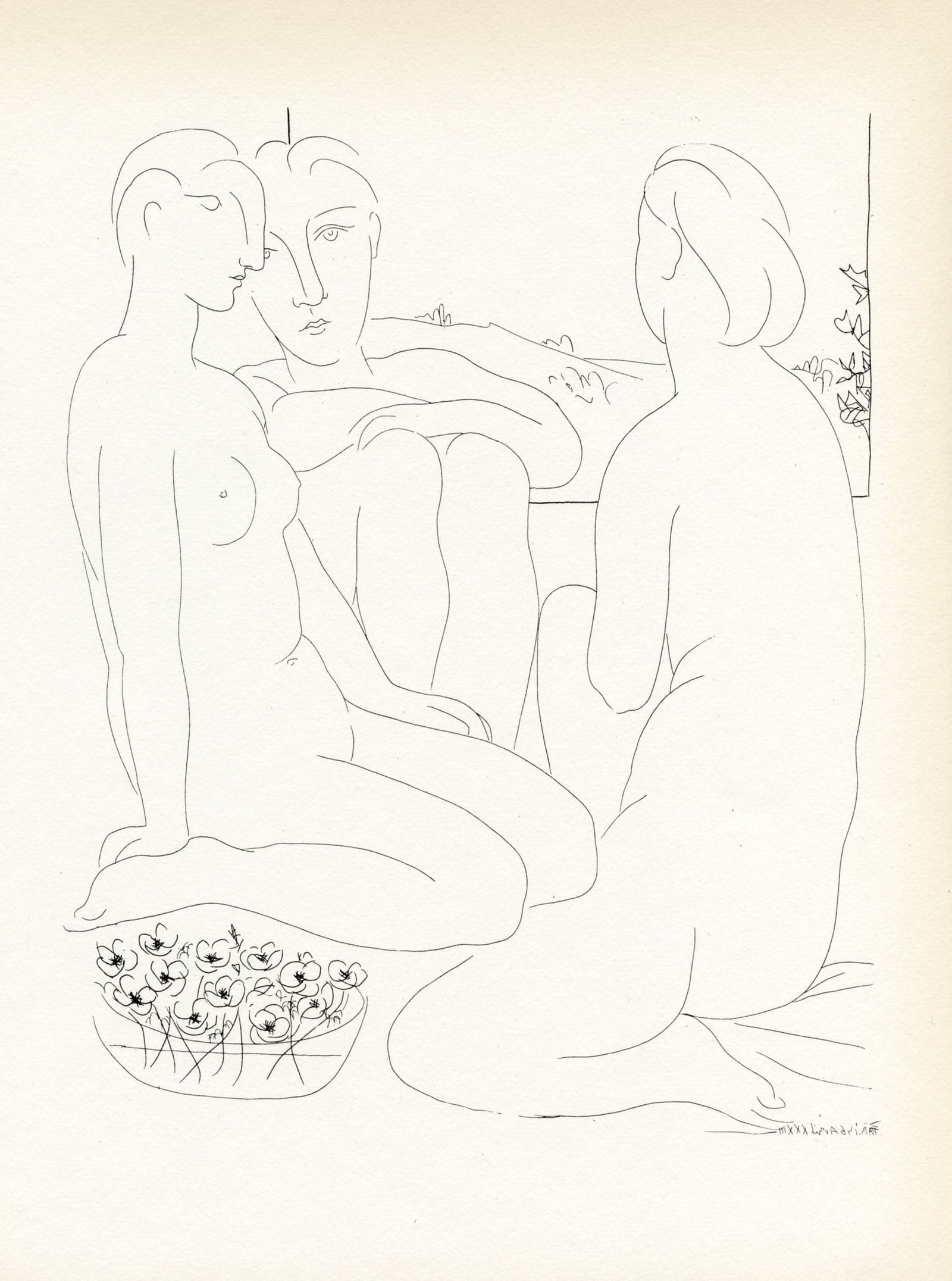 Pablo Picasso Vollard Suite "Trois nus" (1 of 1)