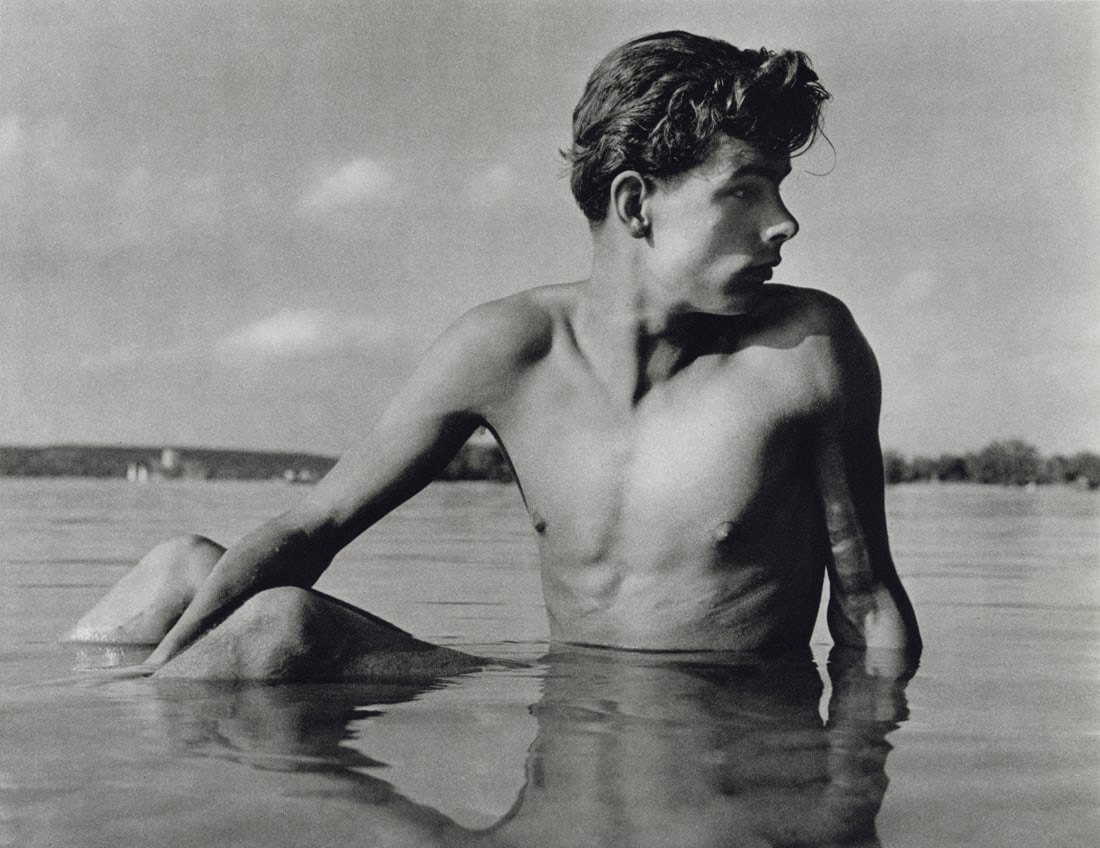 HERBERT LIST - Ammersee, Germany, 1950: Artist: Herbert List Title: Ammersee, Germany, 1950 Medium: Sheet Fed Gravure, 1988, Japan Dimensions: 9.05x7" Description: Heat Wax Mounted on 11x14" Conservation Board Herbert List was a German phot