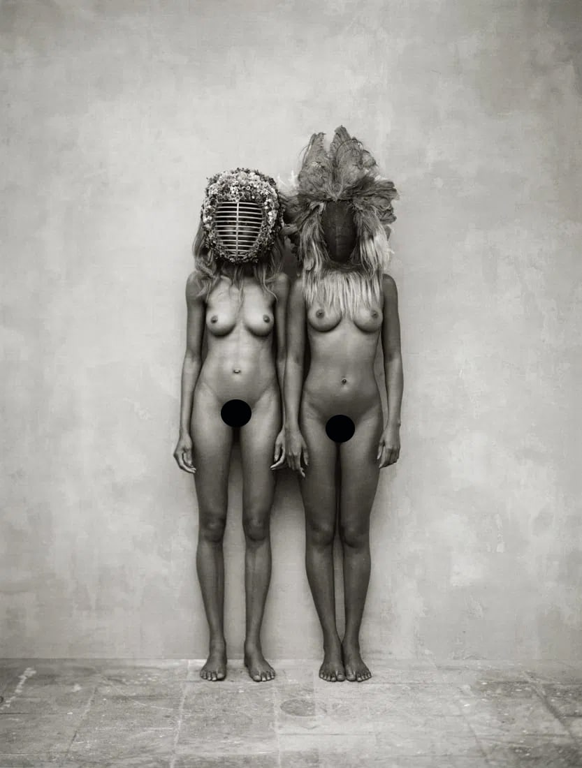 MARC LAGRANGE - Incognito: Artist: Marc Lagrange Title: Incognito Medium: Photo Litho, 2015, Belgium Dimensions: 9.35x12.4" Description: Heat Wax Mounted on 12x16" Conservation Board Marc Lagrange (1957 - 2015) was a Belgian ph