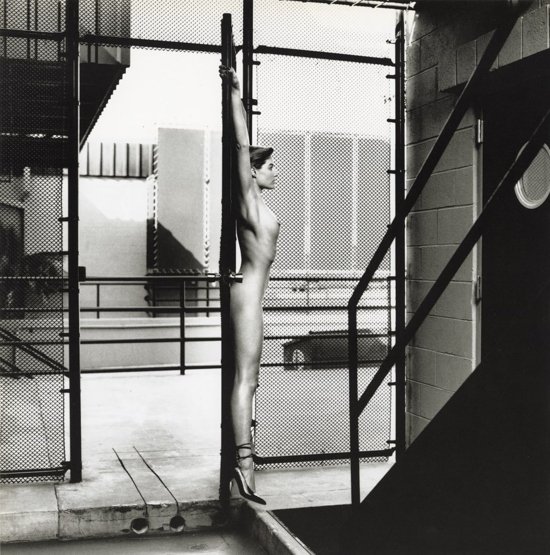 HELMUT NEWTON - Young Woman Suspended, 1988 (1 of 1)