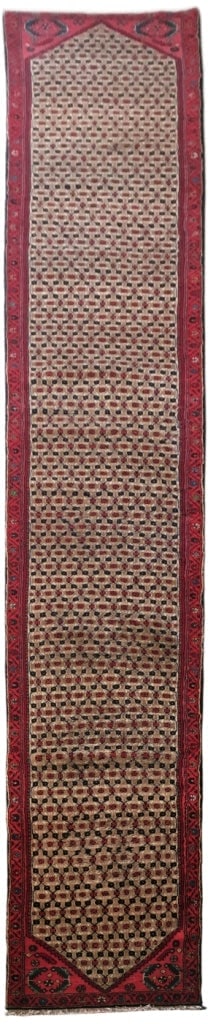 2' x 16' Beige Persian Kolyaei Runner Rug 82187: Title: 2' x 16' Beige Persian Kolyaei Runner Rug 82187 Description: Size in Feet: Width: 1.11 x Length: 15.8 Size in Inches: Width: 23 in x Length: 188 in Rug Type: Area Rug Colors: Beige Weave: Hand-