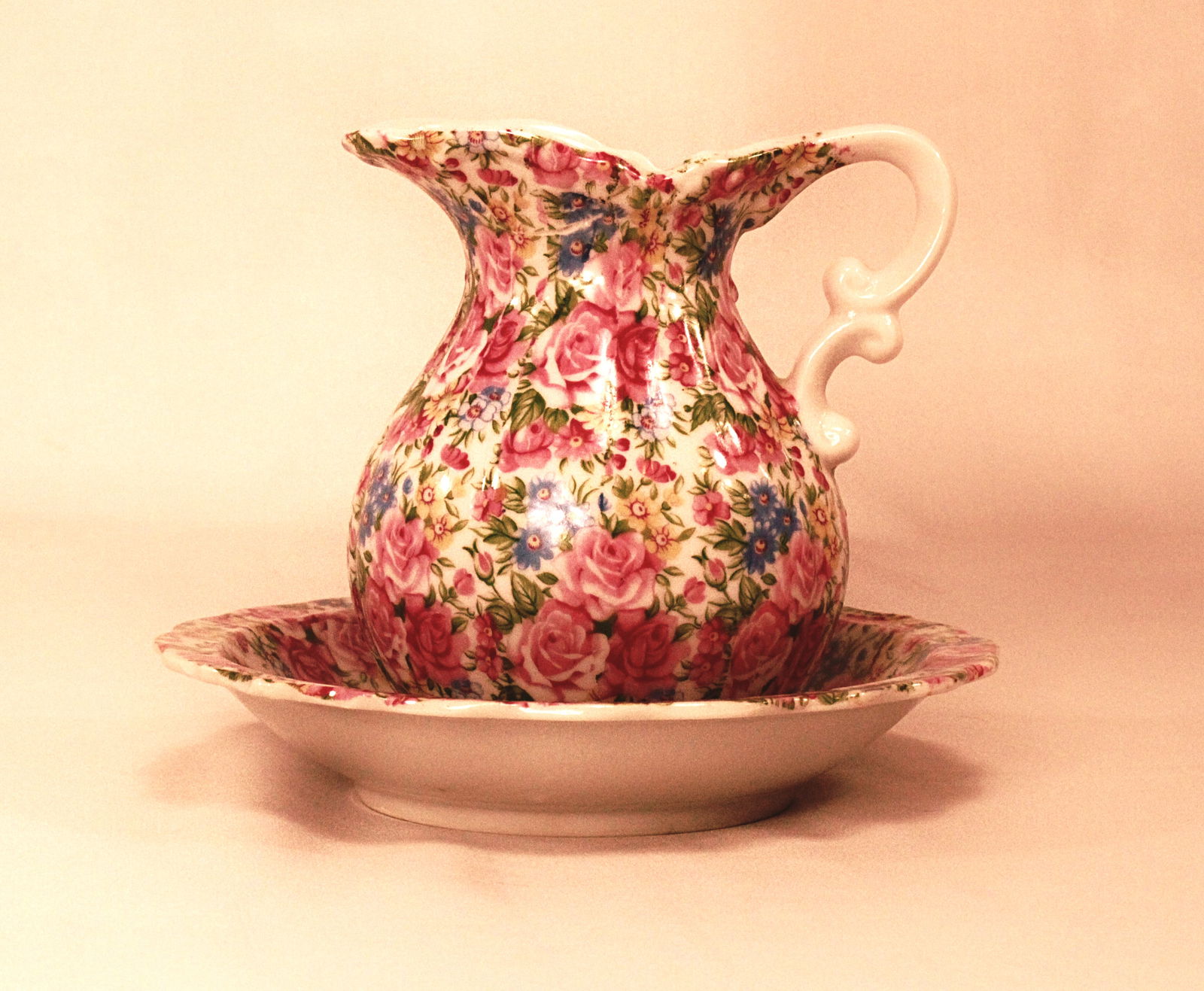 Pitcher & Dish by Andrea by Sadek: Title: Pitcher & Dish by Andrea by Sadek Description: Andrea by Sadek, (pronounced AN-dree-uh by Say-dek), also known as Charles Sadek Import Company or J. Willfred is headquartered in New Rochelle, N