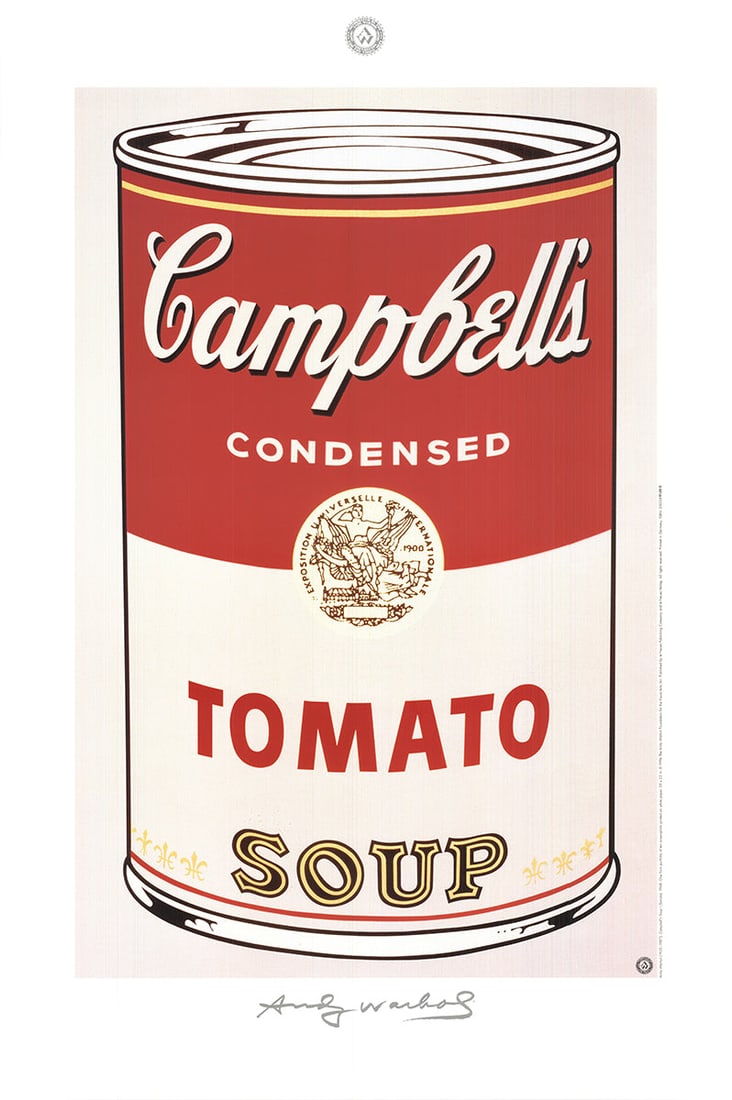 Andy Warhol - Campbell's Soup I (Tomato) - 1996 Offset Lithograph 35.5" x 24" (1 of 4)