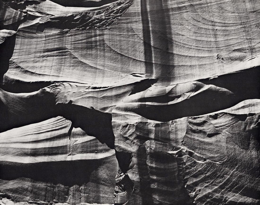 PHILIP HYDE - Glen Canyon, Cathedral Canyon, Utah, 1962: Artist: PHILIPE HYDE Print Title: Glen Canyon, Cathedral Canyon, Utah, 1962 Medium: Photoengraving Printing Date: 1979 Printed in the USA Image Size approx.: 9.5 x 12 inches Philip Hyde 1921–200