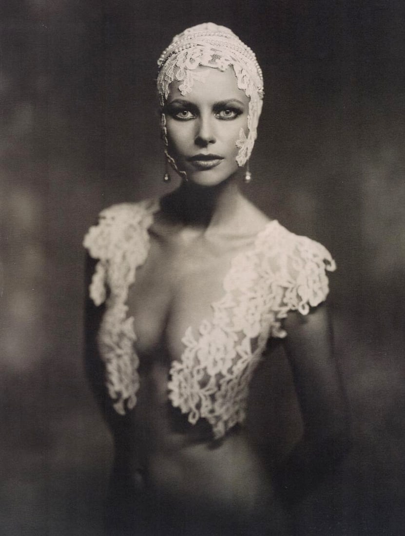 MARC LAGRANGE - Love Lace: Artist: MARC LAGRANGE Print Title: Love Lace Printing Date: 2010s Medium: Photo-lithograph Printed in: Italy Image Size: approx. 13 x 10” Marc Lagrange (1957-2015) was a Belgian photographer, b