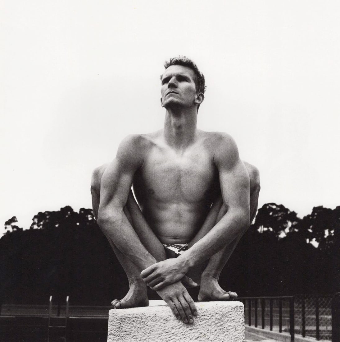 HELMUT NEWTON - Michael Gross, Olympic champion, Swimmer, Germany, 1988 (1 of 1)