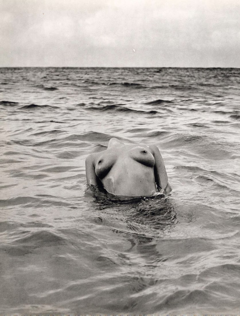 HERB RITTS - Floating Torso, St. Barts, 1987 (1 of 1)