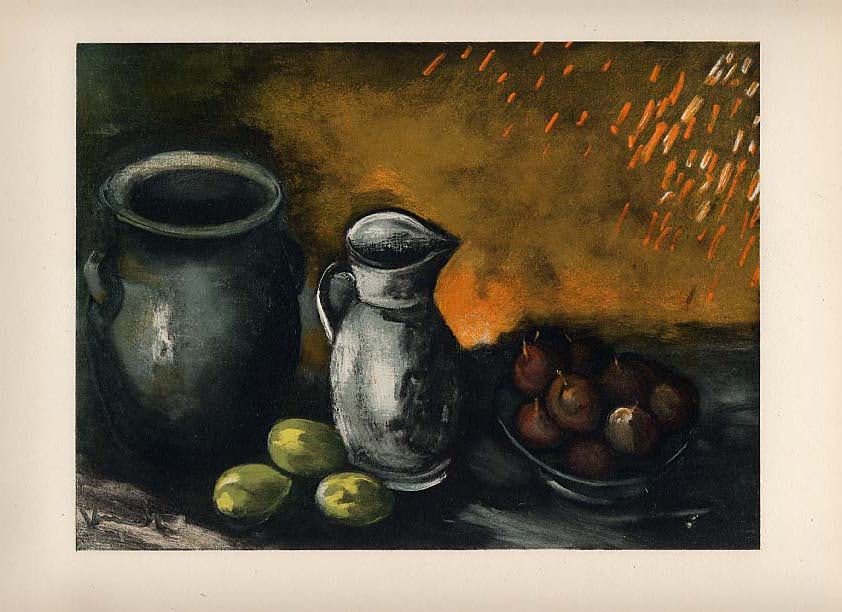 Vlaminck Lithograph 28 Still life with Jugs (1 of 1)