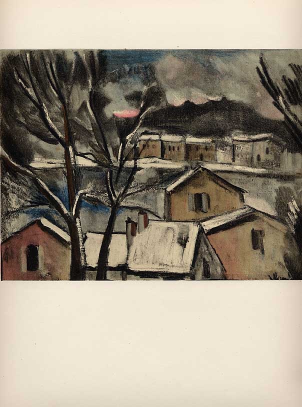Vlaminck Lithograph 16 Winter Landscape 1958 (1 of 1)