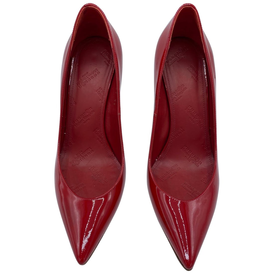 Maison Margiela Red Patent Leather Pump Heels Size 38 (1 of 20)