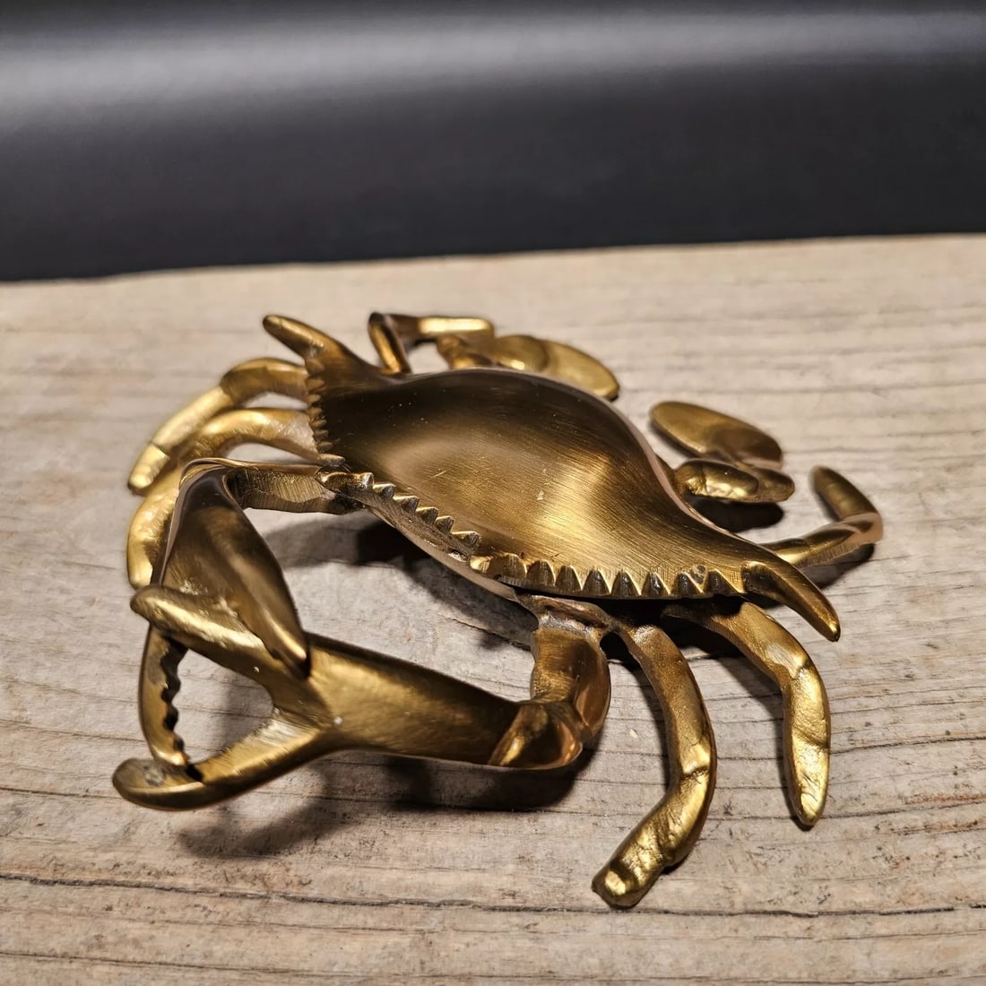 Brass Blue Crab Paperweight Decor (1 of 12)