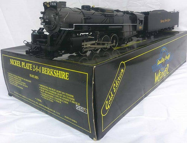 Weaver O Scale 284 Berkshire, Original Box, C10. Auction