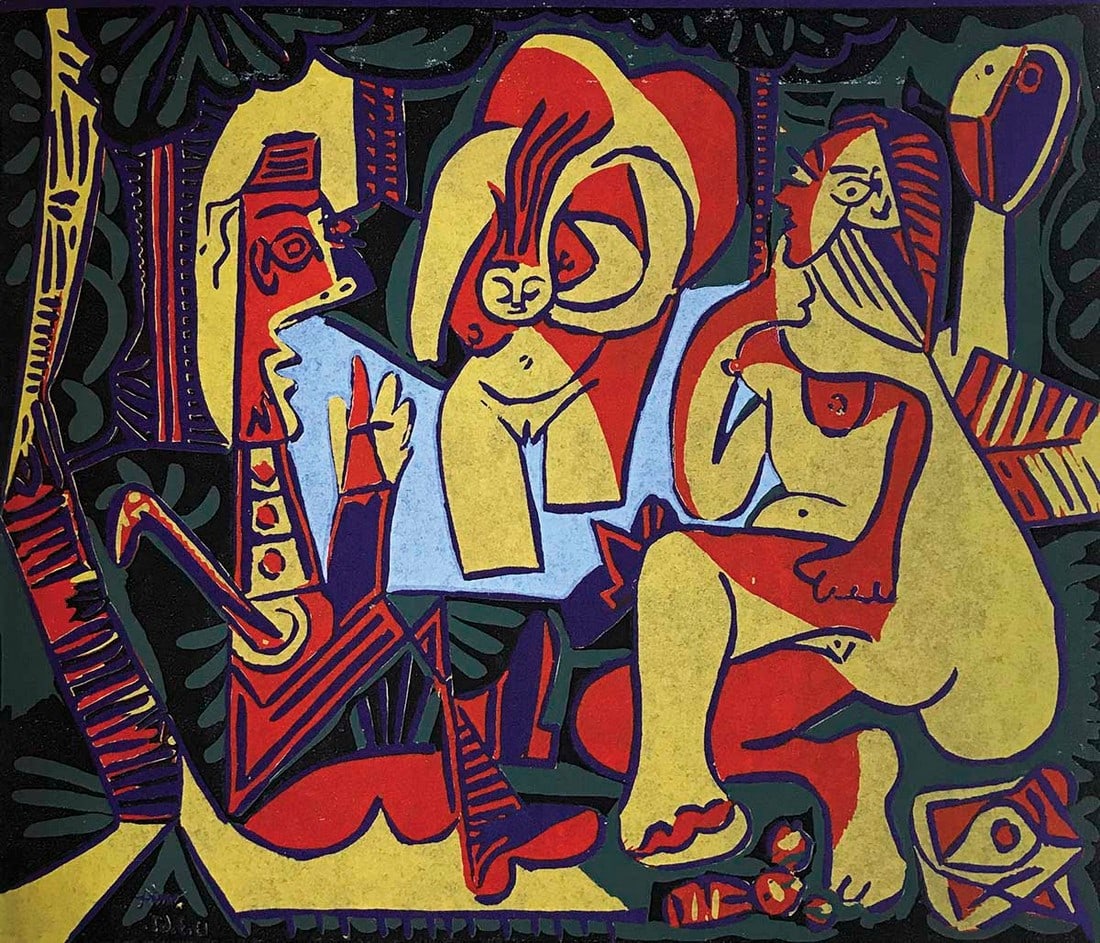 Picasso Linocut Le dejeuner sur l'herbe XXe siecle 1978* (1 of 1)