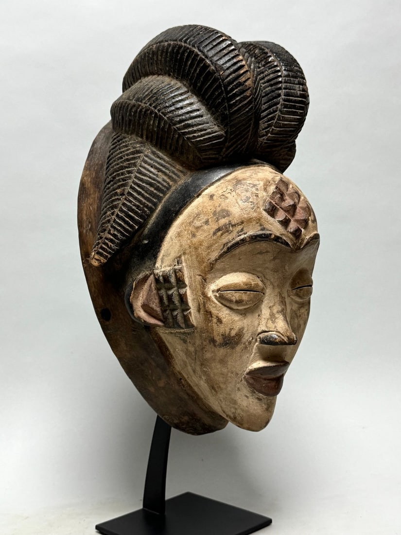 Punu ceremonial / funeral mask, Gabon - Africa (1 of 15)