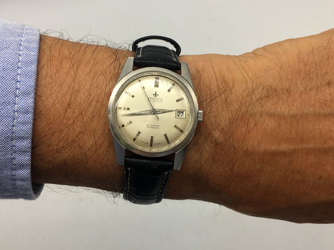 Pronto vintage men wrist watch / Russian antique unisex USSR watches: Materials Band material: Leather Gold, Stainless steel Pronto vintage men wrist watch. Russian antique unisex white USSR watches. Mens watch. Vintage watch. Military watch. Mens Wrist Watch. Watches f