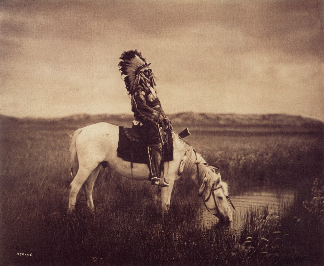 EDWARD CURTIS - An Oasis in the Badlands, 1906 (1 of 1)