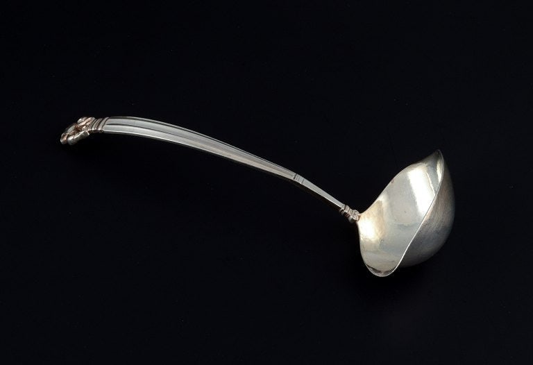 Georg Jensen, Acorn, sauce spoon in sterling silver.: Title: Georg Jensen, Acorn, sauce spoon in sterling silver. Description: Georg Jensen, Acorn, sauce spoon in sterling silver.; is backordered and will ship as soon as it is back in stock.; Georg Jense