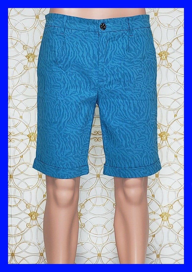 NEW VERSACE JEANS BLUE SHORTS 48 - 32 (M) (1 of 12)