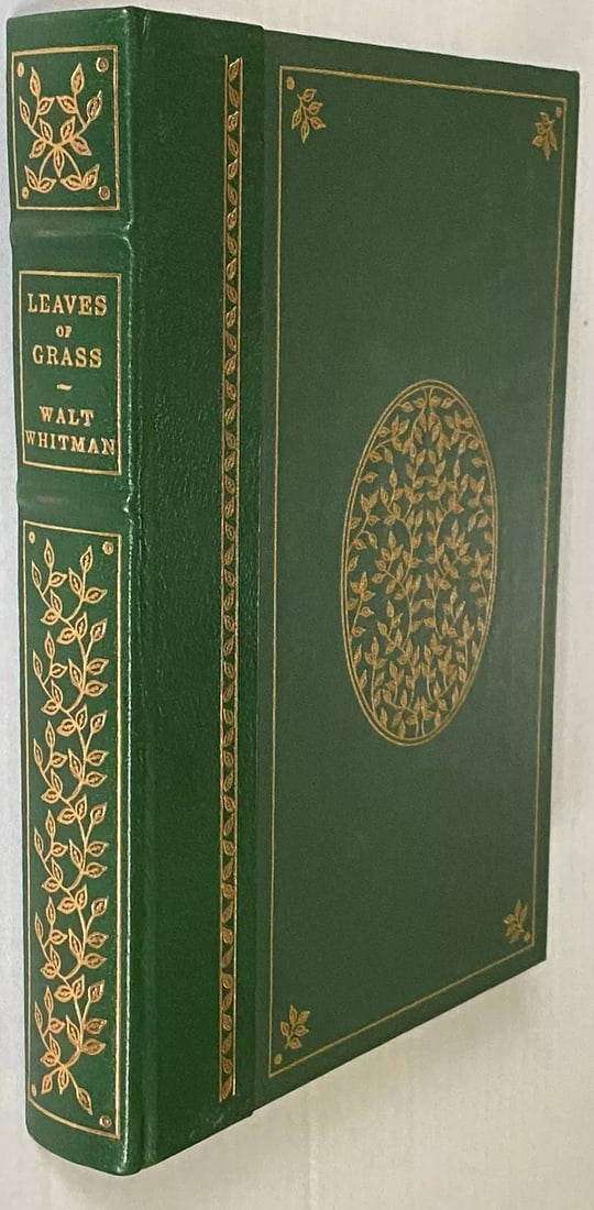 Whitman, Walt LEAVES OF GRASS Franklin Library 1st Edition Illustrated Leather: This exquisite edition of Walt Whitman's "Leaves of Grass" is a must-have for any collector or lover of poetry. Published by the Franklin Library, Pennsylvania in 1979, it features beautiful illustrat