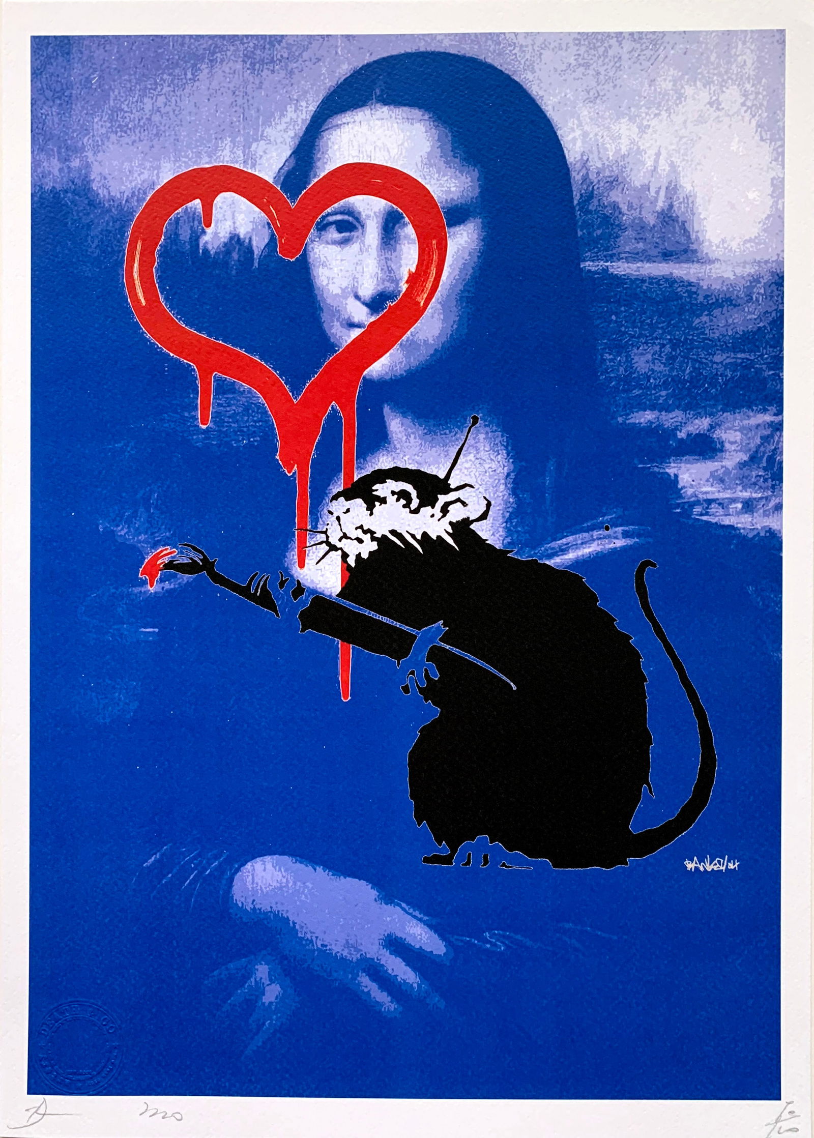 DEATH NYC Mona Lisa Banksy (1 of 3)