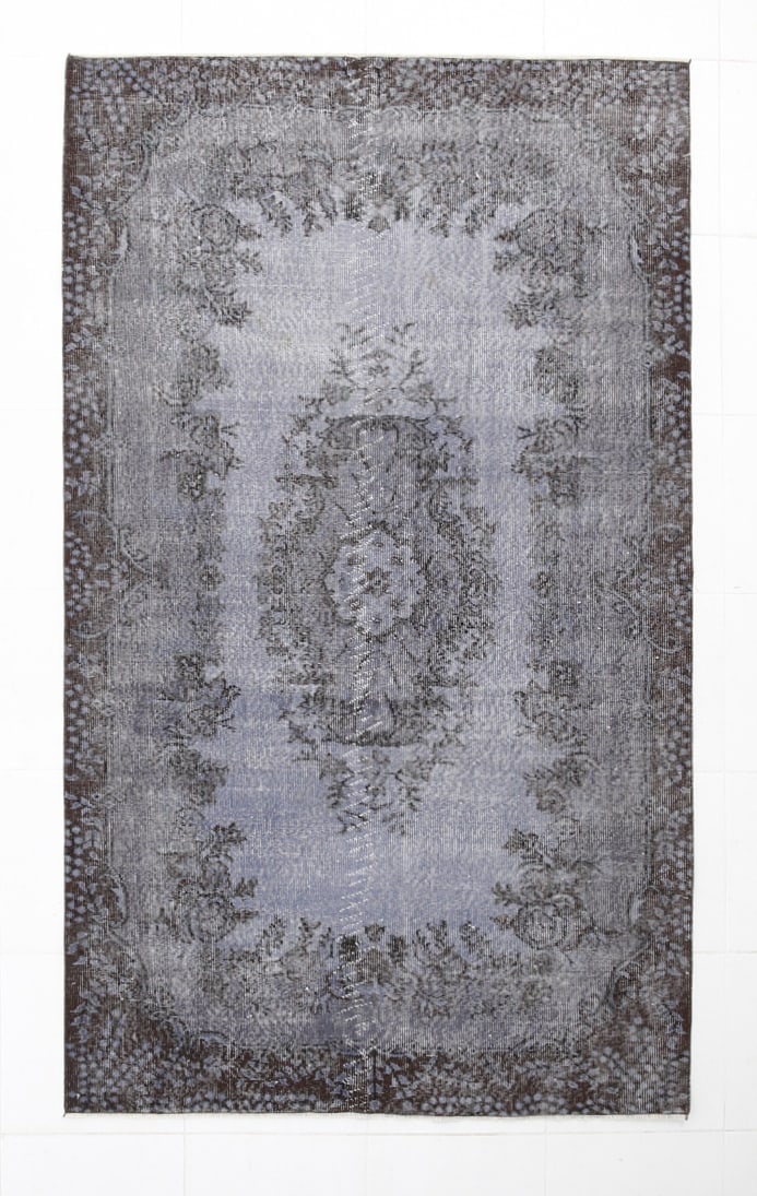 4'7" x 7'9" Handmade Vintage Wool Rug - 24421 (1 of 20)