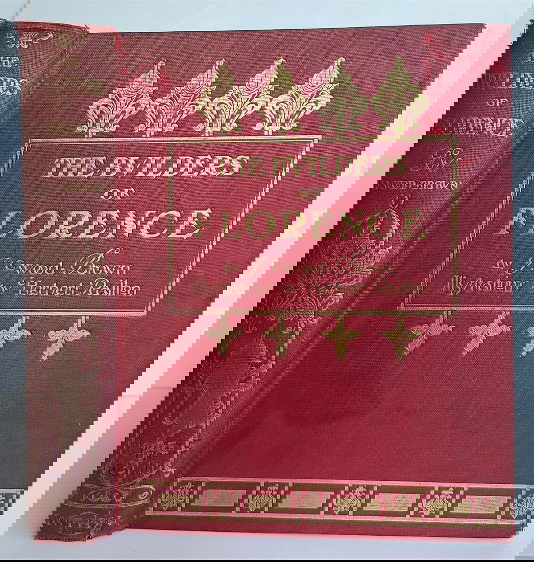 1907 THE BUILDERS of FLORENCE antique ILLUSTRATED FOLIO (1 of 14)