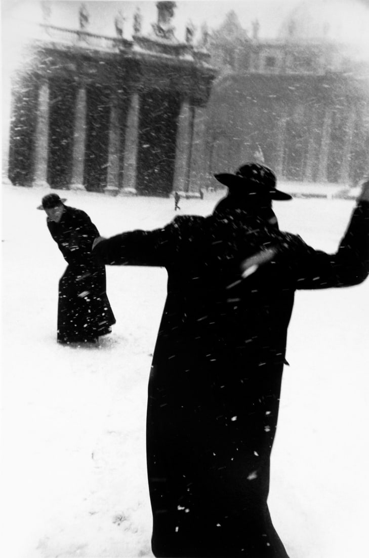 Leonard Freed: Vatican. Rome.1958: Artist: Leonard Freed Title: Vatican. Rome.1958 Date: 2008 Medium: High Quality Photo Lithograph Print with Copyright Leonard Freed / Magnum Photos Printer Location: Printed in Italy - Collector's Edi