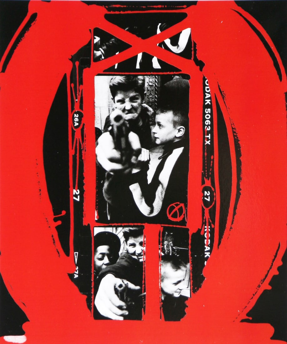 William Klein: Gun 1, 1955. Painted in 1999: Artist: William Klein Title: Gun 1, 1955. Painted in 1999 Date: 2008 Medium: High Quality Photo Lithograph Print with Copyright William Klein Printer Location: Printed in Italy - Collector's Edition b