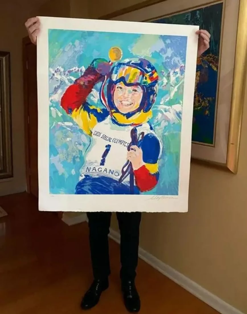 Leroy Neiman Nagano Special Olympics Hand Signed Authentic Ltd. Ed. Serigraph (1 of 3)