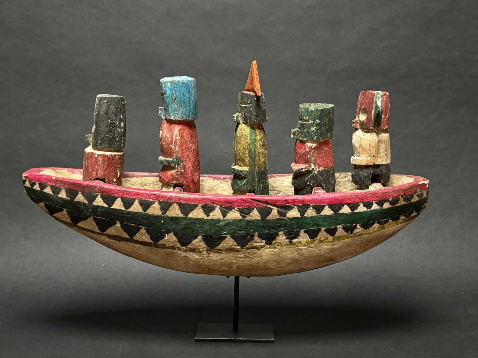 Kachina canoe - wood - Hopi - Arizona, USA (1 of 12)