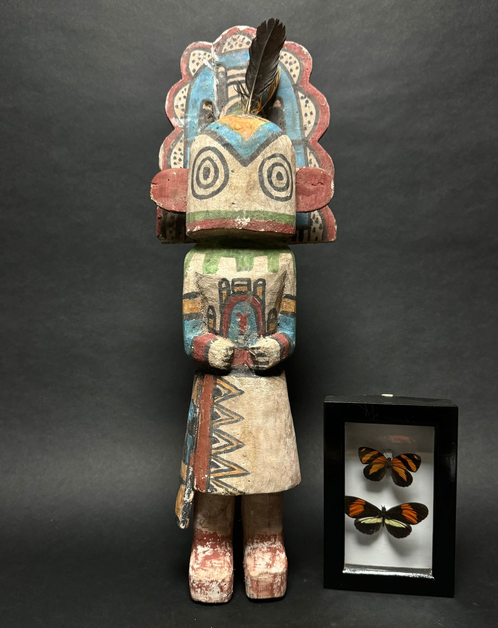 Large Kachina doll - wood - Hopi - Arizona, USA (1 of 15)
