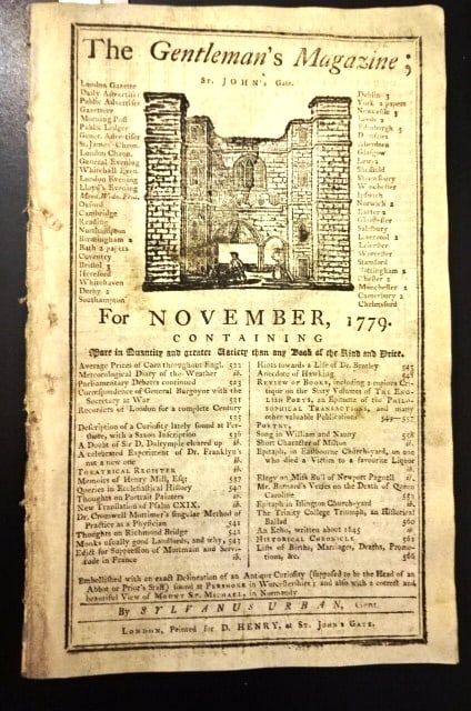 1779 Revolutionary War Magazine John Paul Jones (1 of 4)