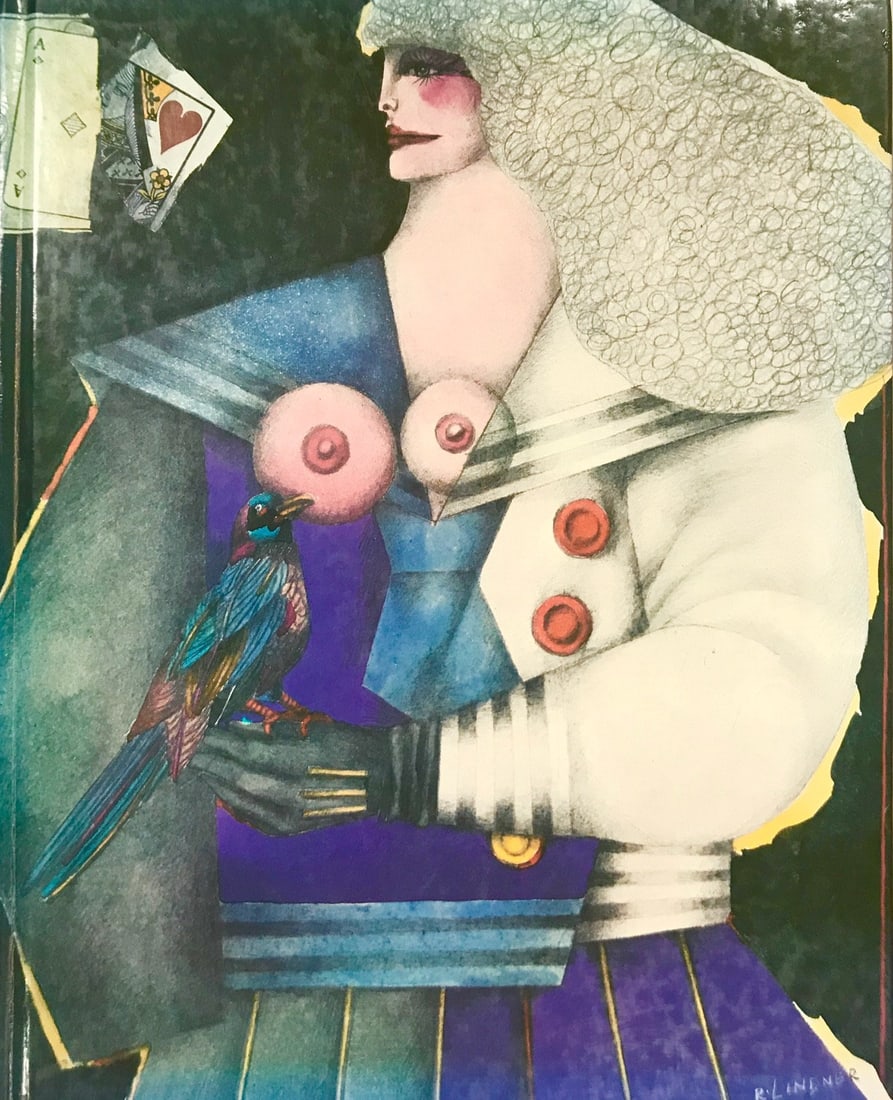 Derriere le Miroir 226 Richard Lindner 1977: Derriere le Miroir 226 Richard Lindner Autor Lord Texte byJames Lord in French and English 28 pages 19 reproductions which 10 in colors published Galerie Maeght 1977, loose pages folded in wraper as p