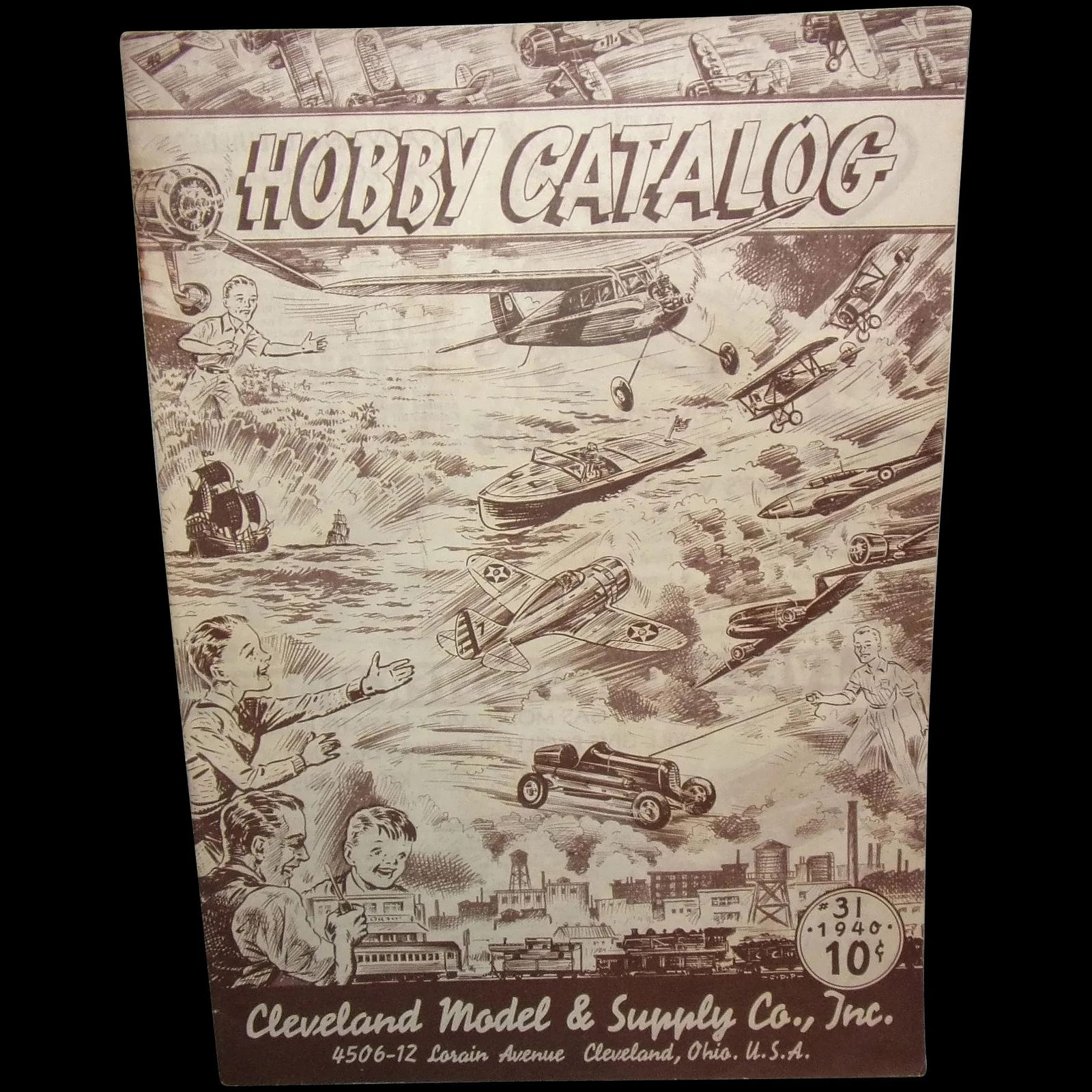 Vintage 1940 Hobby Catalog by Cleveland Model & Supply Co., Inc. (1 of 9)