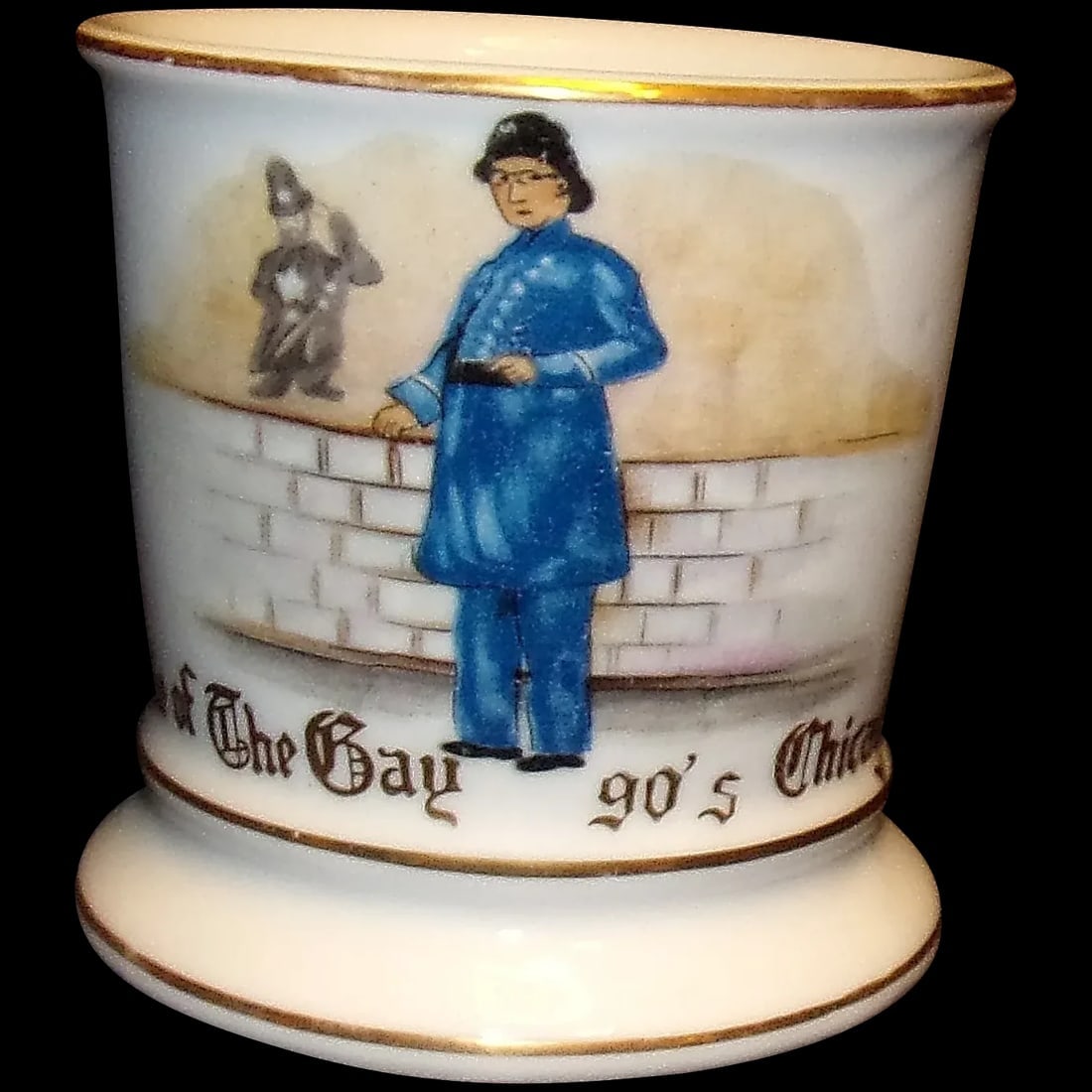 Vintage Charlie of the Gay 90's Napco S125F Occupational Shaving Mug--Policeman (1 of 9)