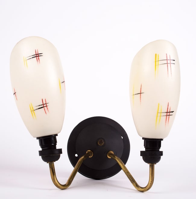 Pair of French mid century Arlus Sconces (1 of 1)