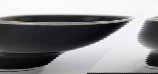 Unique Royal Copenhagen Gerd Bogelund, ceramic bowl in olive green and black glaze.: Unique Royal Copenhagen Gerd Bogelund, ceramic bowl in olive green and black glaze. 8.5 cm. x 3 cm. In perfect condition, 1st. factory quality. Reserve: $210.00 Shipping: Domestic: Shipping rates are